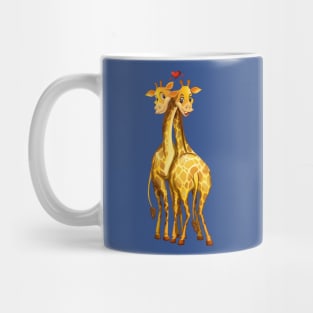 Giraffe Couple Mug